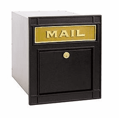 Residential Column Mailbox Locking with Durable Powder Coated Finish