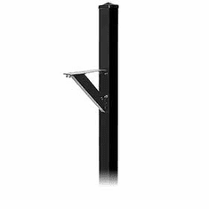 Residential Decorative Mailbox Post-Modern-in-Ground Mounted with Durable Powder Coated Finish