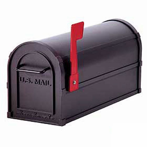 Residential Heavy Duty Rural Mailbox with 1/8 Inch Thick Extruded and Die Cast Aluminum