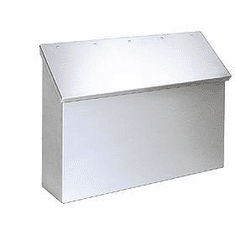 Residential Stainless Steel Mailbox Standard Horizontal Style