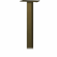 Residential Standard Pedestal-in-Ground Mounted for Designer Roadside Mailbox with Durable Powder Coated Finish