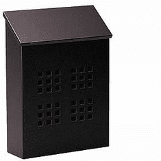 Residential Traditional Mailbox Decorative Vertical Style with Durable Powder Coated Finish