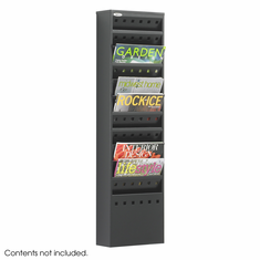 Safco 11-Pocket Steel Magazine Rack Safco 11-Pocket Steel Magazine Rack