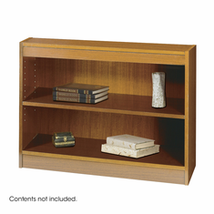 Safco 2-Shelf Square-Edge Veneer Bookcase Safco 2-Shelf Square-Edge Veneer Bookcase