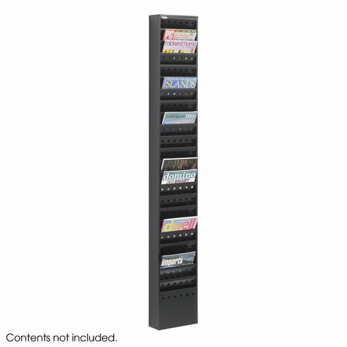 Safco 23-Pocket Steel Magazine Rack