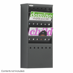 Safco 5-Pocket Steel Magazine Rack Safco 5-Pocket Steel Magazine Rack