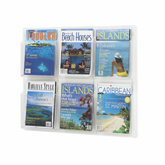 Safco 5607CL Reveal 6 Magazine Display Safco 5607CL Reveal 6 Magazine Display