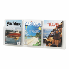 Safco 5624CL Reveal 3 Magazine Display Safco 5624CL Reveal 3 Magazine Display
