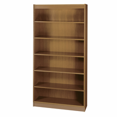 Safco 6-Shelf Reinforced Square-Edge Veneer Bookcase Safco 6-Shelf Reinforced Square-Edge Veneer Bookcase
