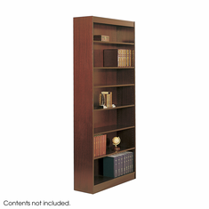 Safco 7-Shelf Reinforced Baby Veneer Bookcase Safco 7-Shelf Reinforced Baby Veneer Bookcase