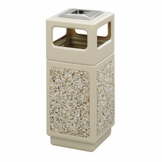 Safco Canmeleon Aggregate Panel-Ash Urn-Side Open-15 Gallon Safco Canmeleon Aggregate Panel-Ash Urn-Side Open-15 Gallon