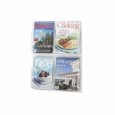 Safco Clear2C Magazine And Pamphlet Displays Safco Clear2C Magazine And Pamphlet Displays
