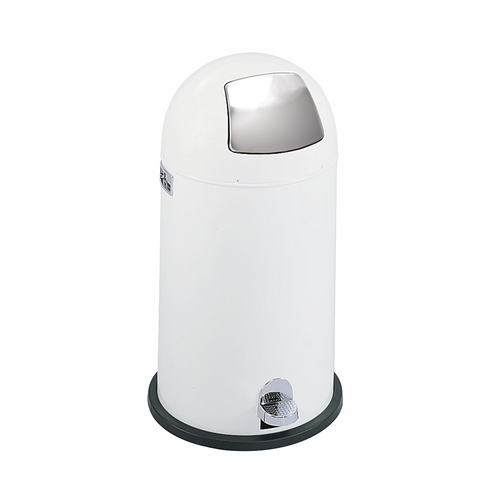 Safco Dome Step-On Receptacle-12 Gallon