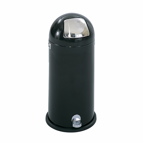 Safco Dome Step-On Receptacle-15 Gallon