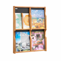 Safco Expose 4 Magazine 8 Pamphlet Display Safco Expose 4 Magazine 8 Pamphlet Display
