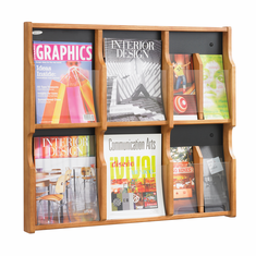 Safco Expose 6 Magazine 12 Pamphlet Display Safco Expose 6 Magazine 12 Pamphlet Display