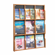 Safco Expose 9 Magazine 18 Pamphlet Display Safco Expose 9 Magazine 18 Pamphlet Display