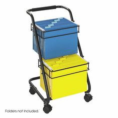 Safco Jazz Two-Tier File Cart