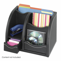 Safco Leather Look Multi Organizer