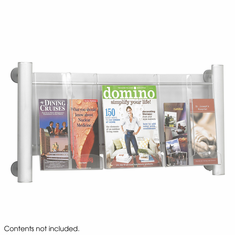 Safco Luxe Magazine Rack - 3 Pocket Safco Luxe Magazine Rack - 3 Pocket