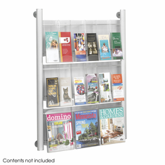Safco Luxe Magazine Rack - 9 Pocket Safco Luxe Magazine Rack - 9 Pocket
