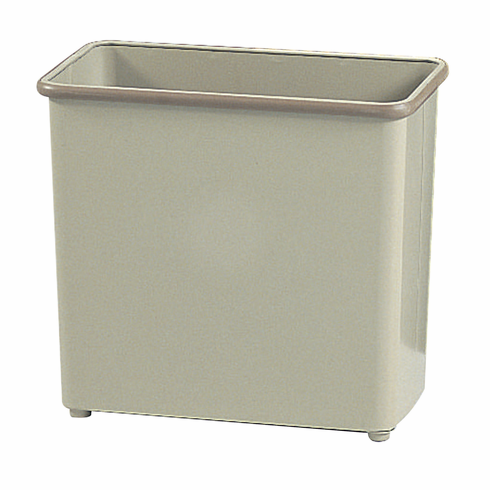 Safco Rectangular Wastebasket-27 Quart-Qty 3