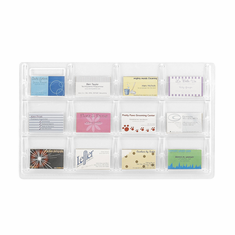 Safco Reveal 12 Business Card Display Safco Reveal 12 Business Card Display