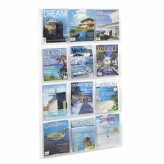 Safco Reveal 12 Magazine Display Safco Reveal 12 Magazine Display