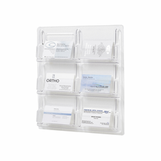 Safco Reveal 6 Business Card Display Safco Reveal 6 Business Card Display