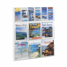 Safco Reveal 6 Magazine And 6 Pamphlet Display Safco Reveal 6 Magazine And 6 Pamphlet Display