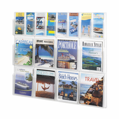 Safco Reveal 8 Magazine And 8 Pamphlet Display Safco Reveal 8 Magazine And 8 Pamphlet Display