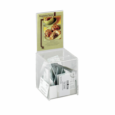 Safco Small Acrylic Collection Boxes Safco Small Acrylic Collection Boxes