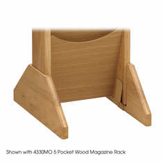 Safco Wood Display Base Mahogany Safco Wood Display Base Mahogany