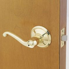 Schlage Brass Flair Passage Lever Lock (F10VFLA605)