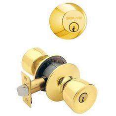 Schlage Door Locks Keyed Entry and Double Cylinder Deadbolt (FB352NVBEL505)