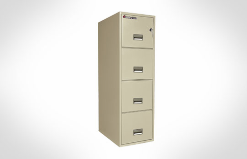 Sentry Safes 4T2530 Letter Vertical 4-Drawer Fire File Safe