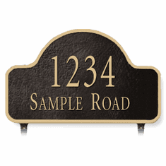 Signage 1341 Cast Aluminum Medium Deluxe Plaques