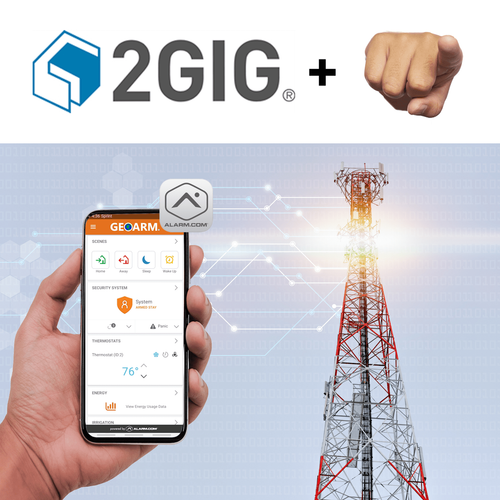 2GIG Cellular DIY Interactive Home Security