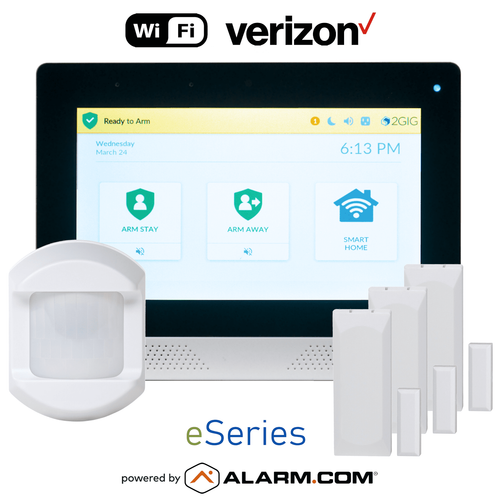 2GIG EDGE Dual-Path Wi-Fi/Cellular Verizon LTE Wireless Security System (Powered by Alarm.com)