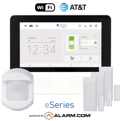 2GIG GC Touch Dual-Path Wi-Fi/Cellular AT&T LTE Wireless Security System (Powered by Alarm.com)