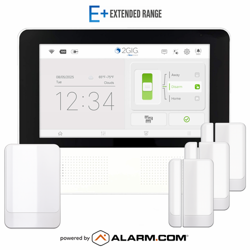 2GIG GC Touch Wireless E+ Extended Range Security Systems