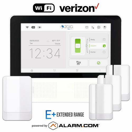 2GIG-GCTOUCH-EPLUS-DPV - 2GIG GC Touch Dual-Path Wi-Fi/Cellular Verizon LTE Wireless E+ Series Security System (Powered by Alarm.com)