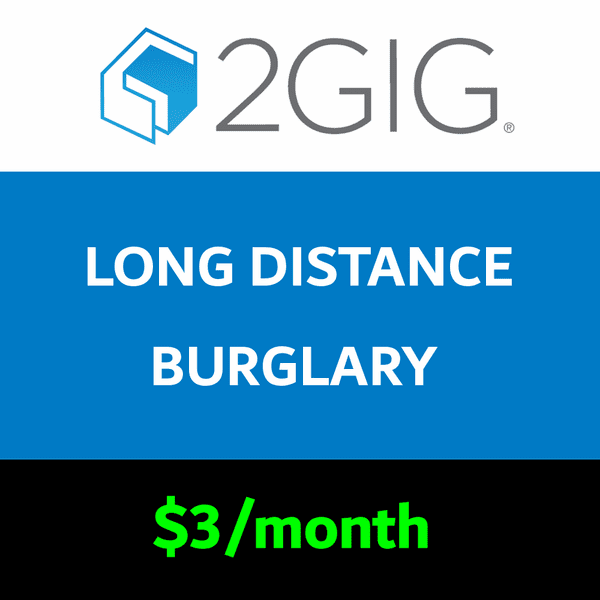 2GIG Long Distance Phone Services (for Security Systems)