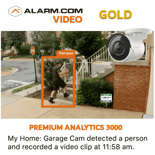 2GIG Home Gold Video Surveillance Services (Powered by Alarm.com App)