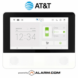 2GIG-TOUCH-NA-AA - 2GIG GC Touch Wireless Touchscreen Control Panel (Built-In Alarm.com Cellular AT&T LTE Communicator)