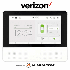 2GIG-TOUCH-NA-VA - 2GIG GC Touch Wireless Touchscreen Control Panel (Built-In Alarm.com Cellular Verizon LTE Communicator)