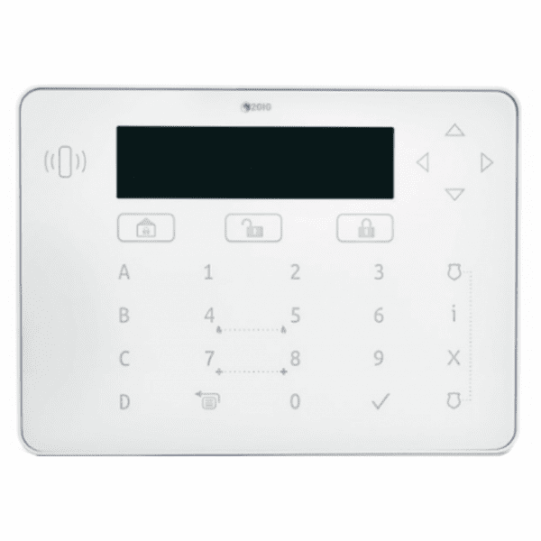 2GIG-VAR-KEYPROXWHT - 2GIG Vario Elegant White Alarm Keypad (w/Proximity Reader)