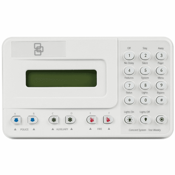 60-803-04 - GE Interlogix SuperBus 2000 Hardwired LCD Alphanumeric Programming Alarm Keypad