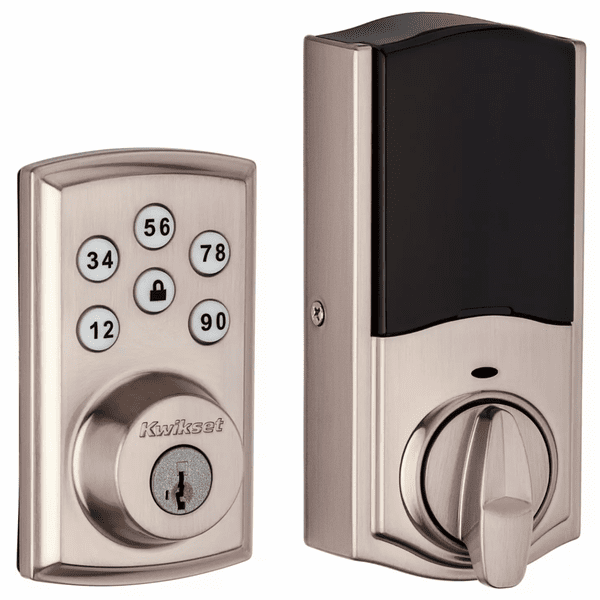 98880-004 - Kwikset SmartCode 888 Touchpad Door Deadbolt with Z-Wave Plus 500-Chipset (in Satin Nickel Finish)