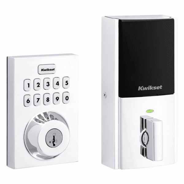 98935-006 - Kwikset HC620 CNT Home Connect 620 Contemporary Keypad Connected Smart Lock with Z-Wave Plus 700-Chipset (in Polished Chrome Finish)